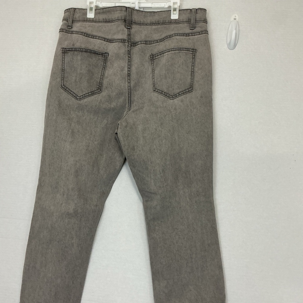 Light Gray, High Waisted Denim Jeans,Size XL from SHEIN